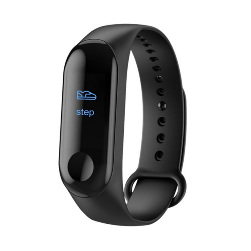 Black Smart Watch Fitness Tracker Blood Pressure Waterproof Activity Tracker Smart Bracelet heart rate Call remind Health Wristband