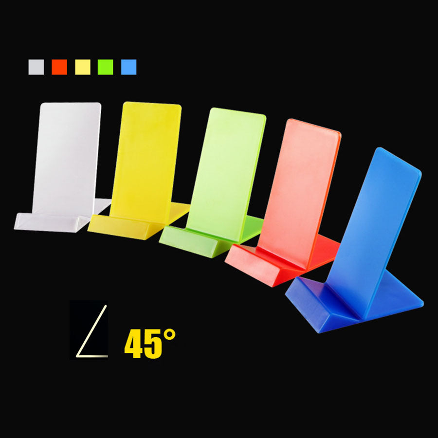 Matte Finish Battery Cell Phone Display Stands 5-color Show Racks Easels Universal Holders Kickstands for iPhone and Samsung Galaxy up to 6&quot;