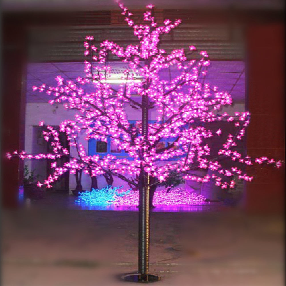 LED Christmas Light Cherry Blossom Tree 480pcs LED Bulbs 1.5m 5ft Height Indoor or Outdoor Use Free Shipping