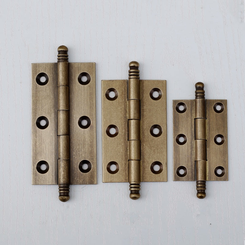 Antique Brass Decorative Cabinet Hinges Bronze Kitchen Cupboard Door Furniture Folding Butt Hinges Hardware 2&quot;-2.5&quot;-3&quot;