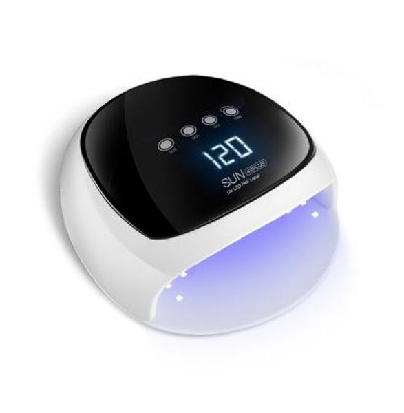 52W UV LED Nail Lamp Dryer Suitablle for Fingernail & Toenail Gel Polish LCD Dispaly Nail Dryer with 4 Timer Settings