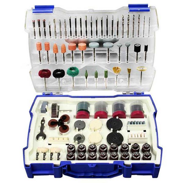 Freeshipping 268Pcs Mini Drill Bit Set Abrasive Tools Grinding Sanding Polishing Cutting Tool Kit For Dremel Accessories Set