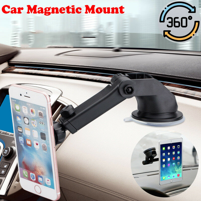 Magnetic Car Dash Mount Dock Window Dashboard Holder For Cell Phone Tablet GPS