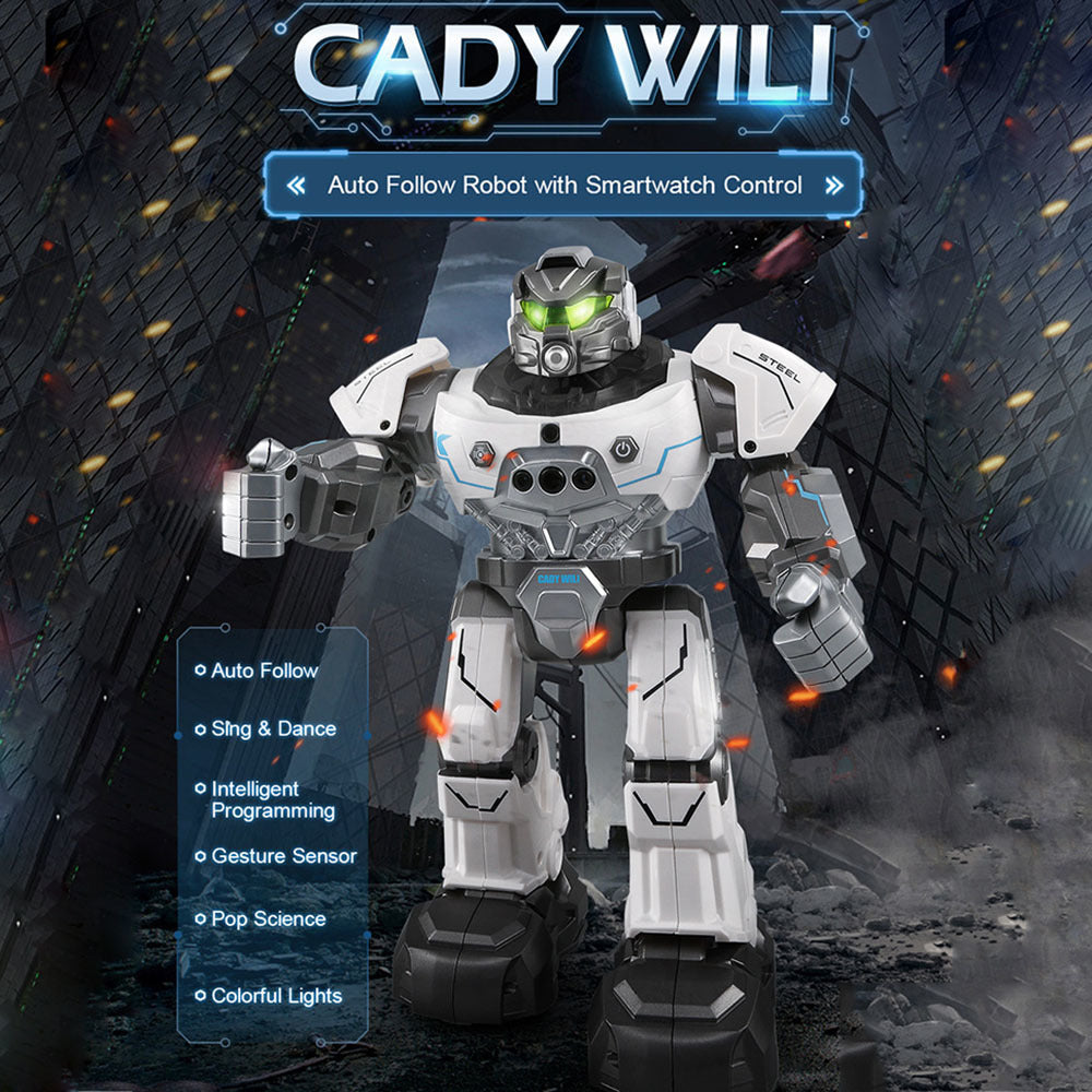 JJR-C JJRC R5 CADY WILI SmartWatch Intelligent Programing Education Music Dance Robots Auto Follow Gesture Control Toys