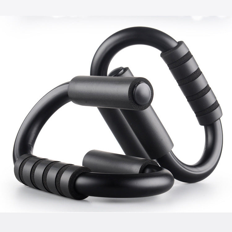 2019 S type spray plastic push-up support sporting goods all black push-ups home small fitness equipment