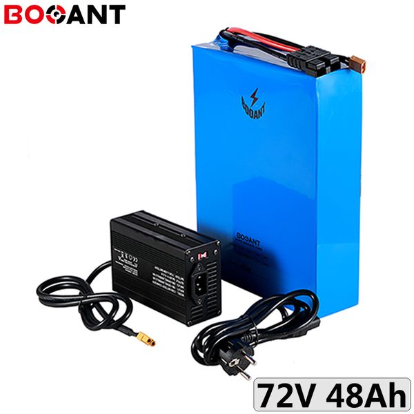 20S 72V 5000W electric bike lithium ion battery 48Ah 9000W bicycle for Panasonic 18650 with 10A charger