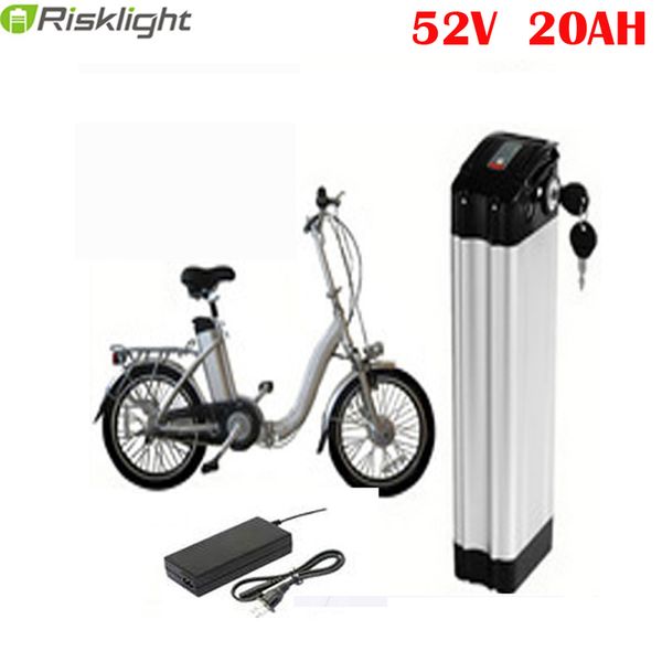 51.8V 1000W electric bike battery 52V lithium ion battery pack 51.8v 20ah for electric bike