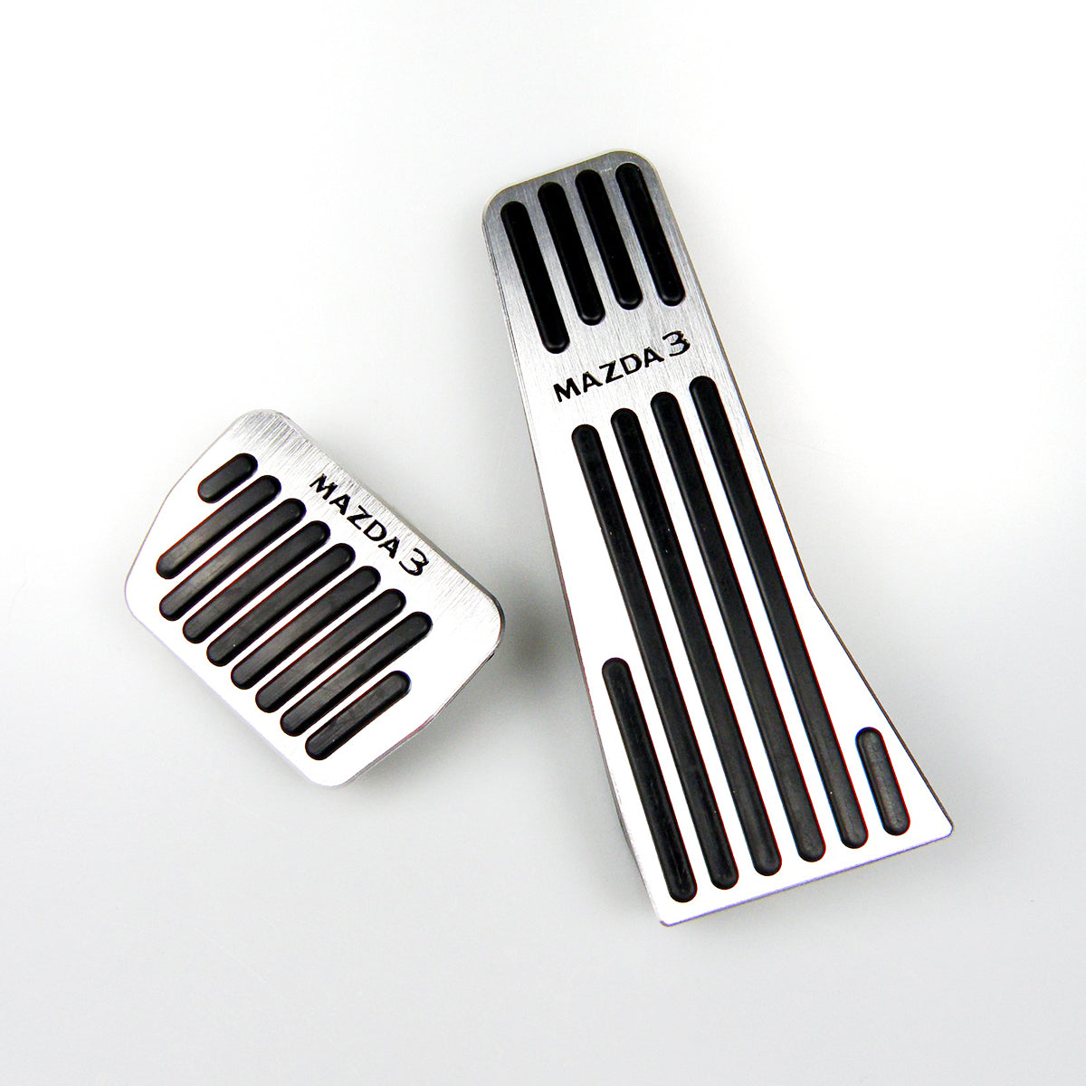 Kipalm No Drill Aluminum Mazda 3 Accelerator Gas Pedal Brake Pedal Cover AT For New Mazda 3 (2020- )