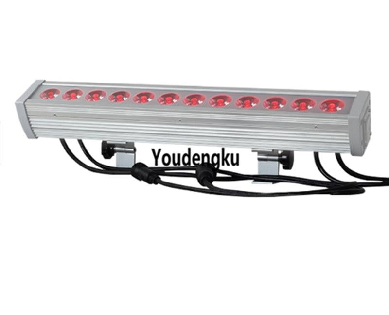 6pcs ip65 50cm long mini wall washers led light 12*10w 4in1 rgbw wall washer dmx outdoor dmx led wall washer light