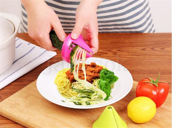 Gadget Funnel Model Vegetable Shred Spiral Slicer Carrot Radish Cutter Vegetable Spiralizer Grater Kitchen Tool for Pasta Noodle DA211