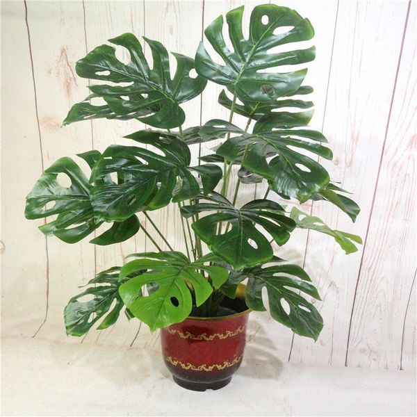 Artificial Plants Home Garden Decor Fake Evergreen Plastic Plants Topiary Greenery Faux Wedding Shop Decoration No Pot