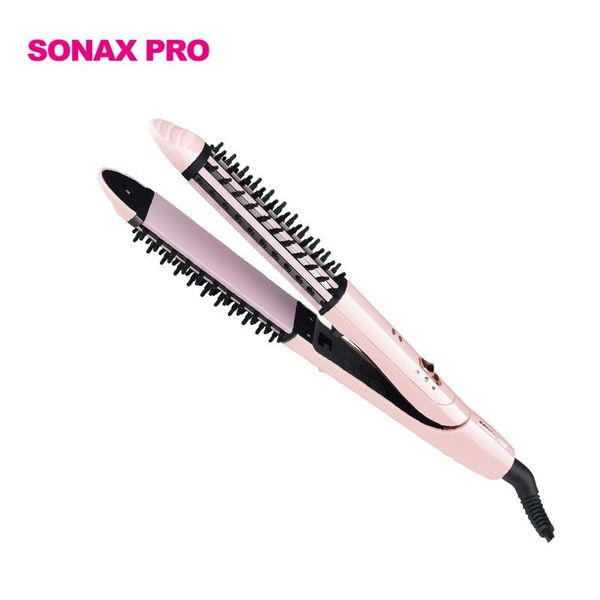 SONAX PRO Multi-function Curling Stick Roll Straight Dual-use Hairsplint Ceramic Curler Straightener Curler