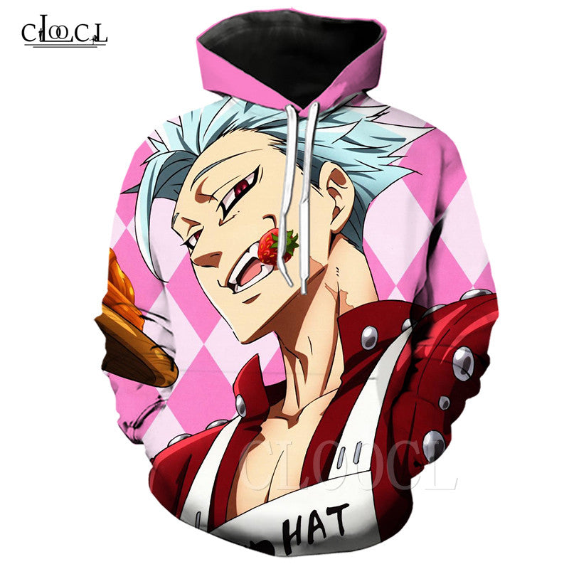 new style anime the seven deadly sins meliodas hoodie men women 3d print fashion couples coat harajuku hooded pullovers