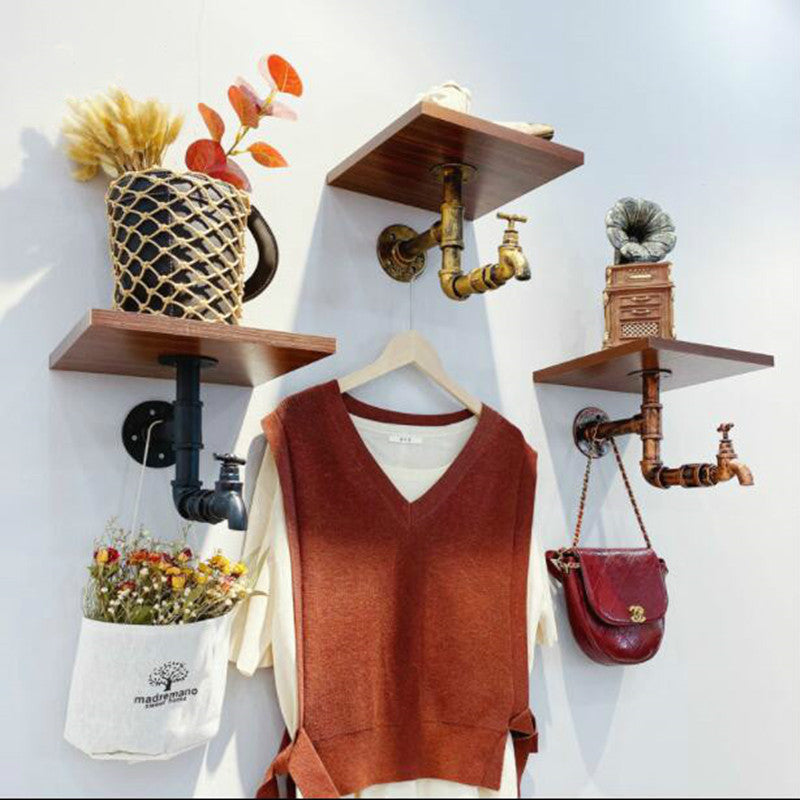 252529cm 3style water tap wall hook clothing hook hanging hanger display coat rack wall hanging hook household products c838