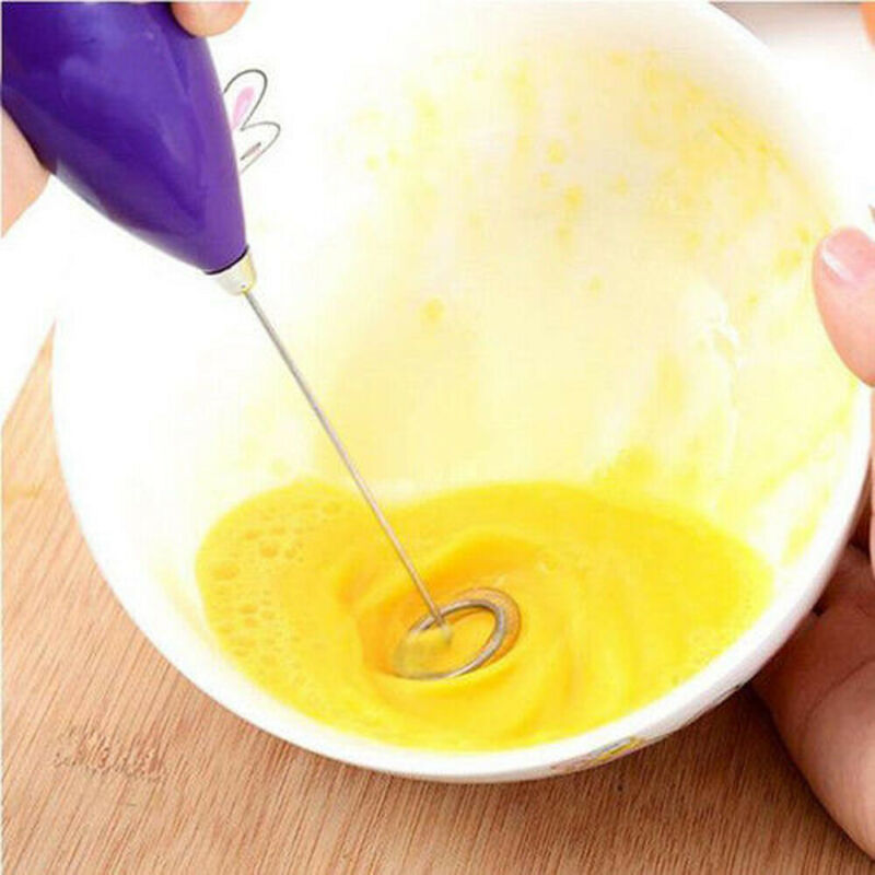 2020 1Pcs Coffee Drink Electric Whisk Mixer Frother Foamer Kitchen Egg Beater Electric Mini Handle Mixer Stirrer Kitchen Tools