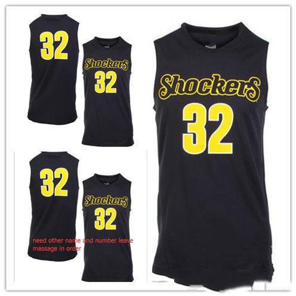 custom made #32 Wichita State Shockers College man women youth basketball jerseys size S-5XL any name number