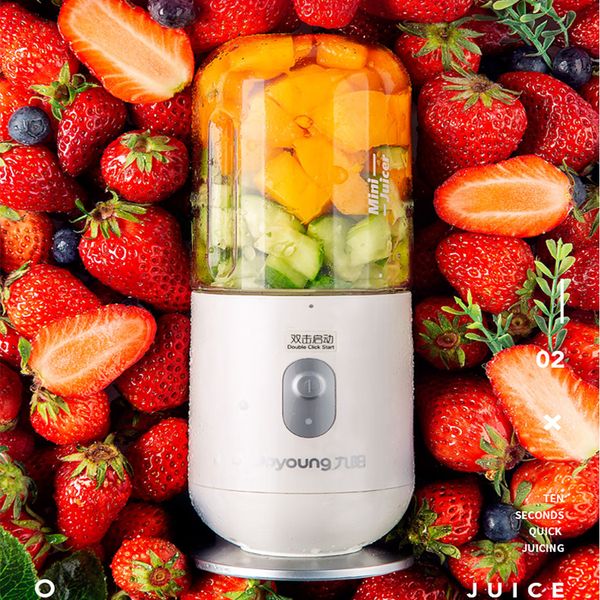 Joyoung Handhold Mini Juicer Fruit Juice Maker Ice Breaker Food Mixer Portable Blender Power Bank 74W