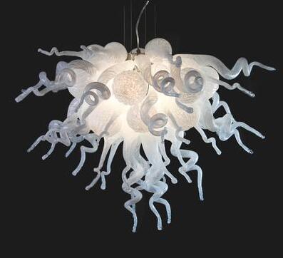 Free Shipping 110v-120v Villa Stair Lighting Fantastic Grand Glass Lighting Crystal Chandelier With Led Bulbs