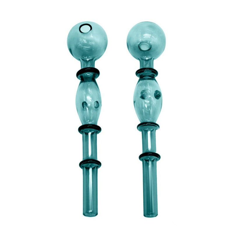 Transparent Tobacco Smoking Pipe Glass Oil Burner Pipe Glassware Herb Hookah Cigarette Shisha Tube Smoking Pipes