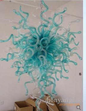 Free Shipping AC Led Bulbs 110v-240v Home Lighting Decoration Artistic Gothic Hand Blown Glass Chandelier