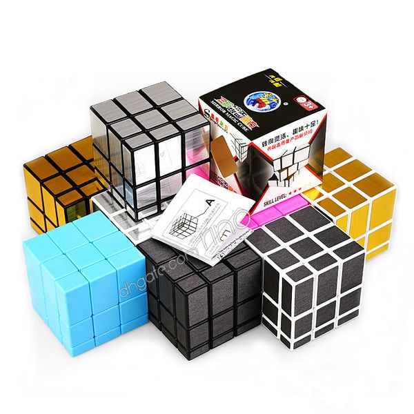 Mirror Magic Cubes 3x3x3 Professional Magic Cast Coated Puzzle Speed Cube Toys Twist Puzzles Creative Gifts 6 Colors Magico Cubo toy