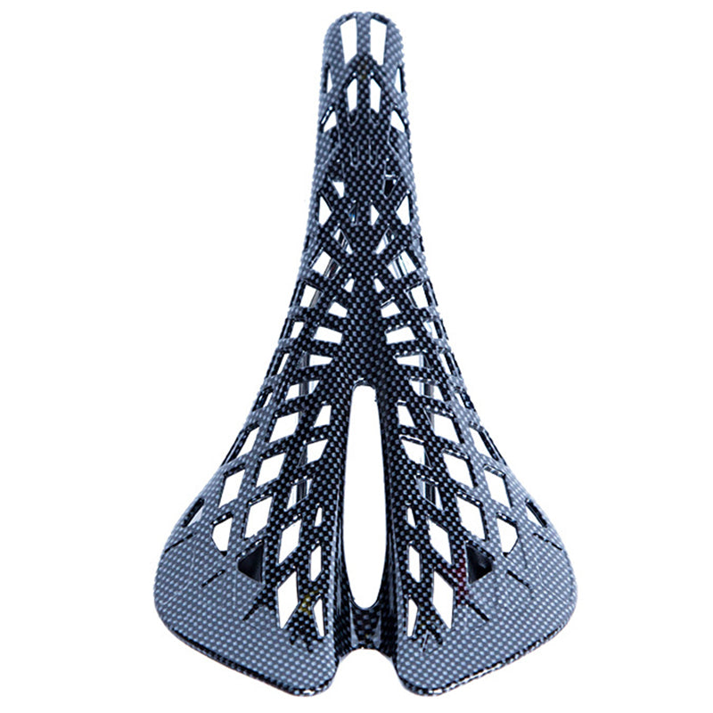 Hot AD-Bicycle Cushion Btm Cycling Cushion Carbon Fiber Saddle Web Shape Bicycle Equipment Black