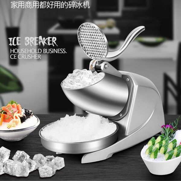 Hot sale Commercial 220V Household Electric Ice Crusher Shaver Machine Quick Snow Cone Maker free shipping