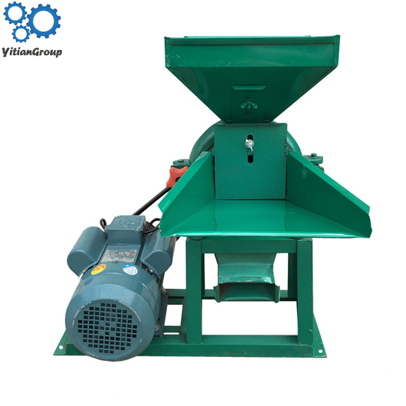 Electric whole grains crusher corn feed rice bean ultrafine herbs medicine food mill powder grinding machine machine with moto