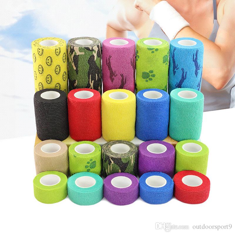 2.5-10cm 1Pcs Waterproof Medical Therapy Self Adhesive Bandage Muscle Tape Finger Joints Wrap Support First Aid Kit Pet Elastic Bandage
