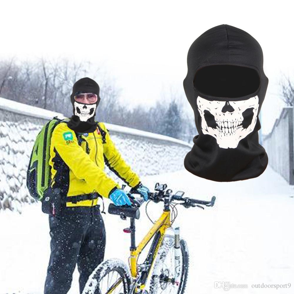 Bicycle Mask Cycling Skateboard Motorcycle Skull Riding Hat Balaclava Protect Full Face Mask party hot sale DH10151