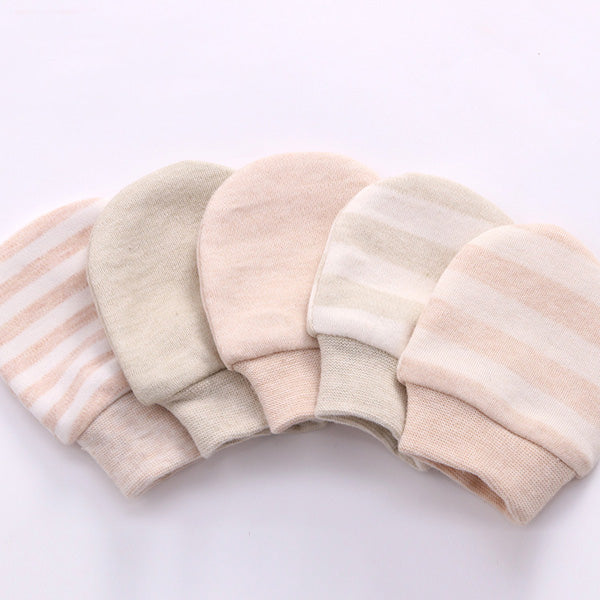 Organic Cotton Baby Gloves Winter Newborns Mittens Baby Anti Scratch Warm Infant Babys Stuff for 0-6M Boys and Girls RN8029