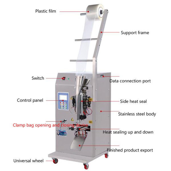 2-500g Liquid packaging machine for vinegar soy sauce pure water wine olive oil self-priming liquid packaging machine
