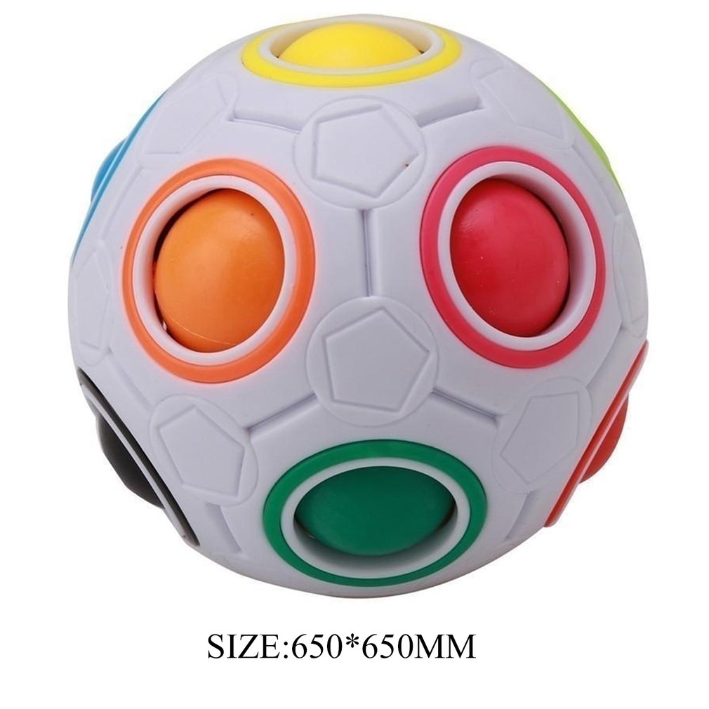 New Strange-shape Magic Cube Toy Desk Toy Anti Stress Rainbow Ball Football Puzzles Stress Reliever cube