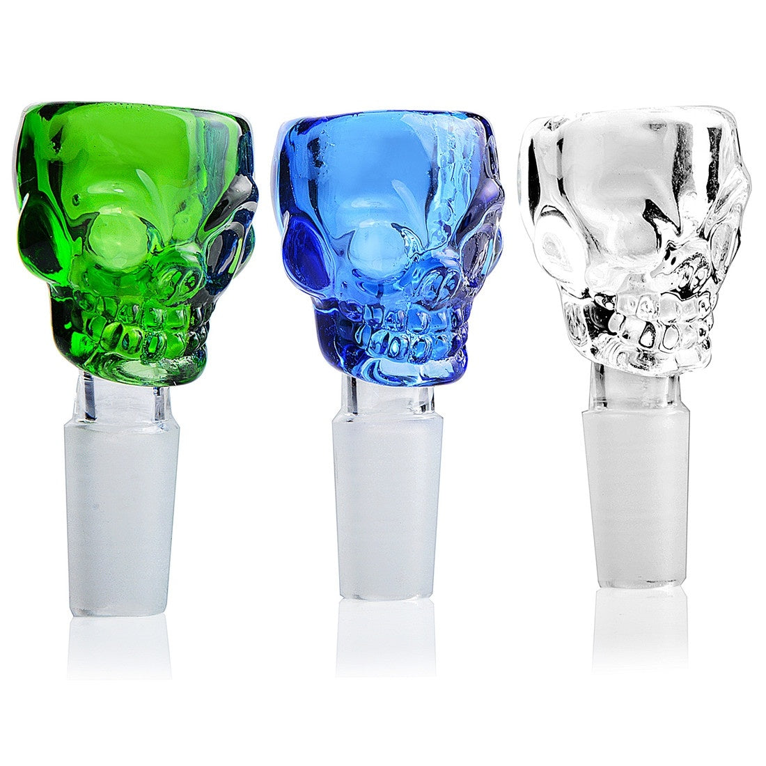 Glass Bowls Super Size Skull Glass Bong Bowl for glass smoking bongs very heavy Manufacturer male 14mm bowl