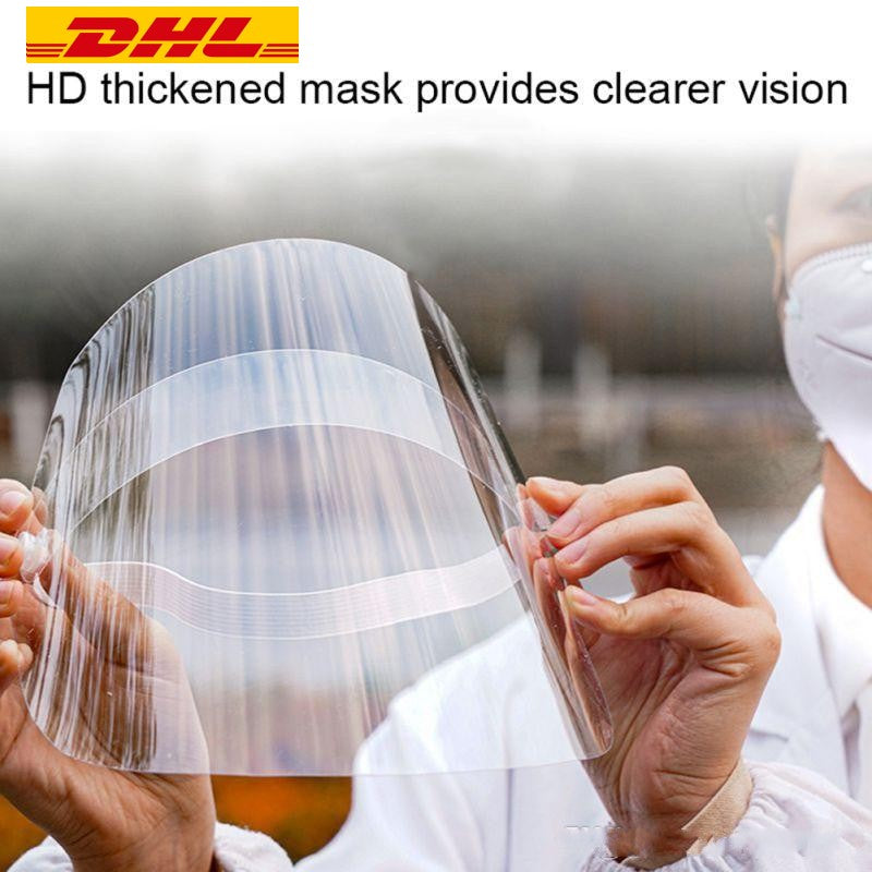 DHL Free 24 hours in stock ship protective face shield face mask cover fit for adults child kitchen FY8015