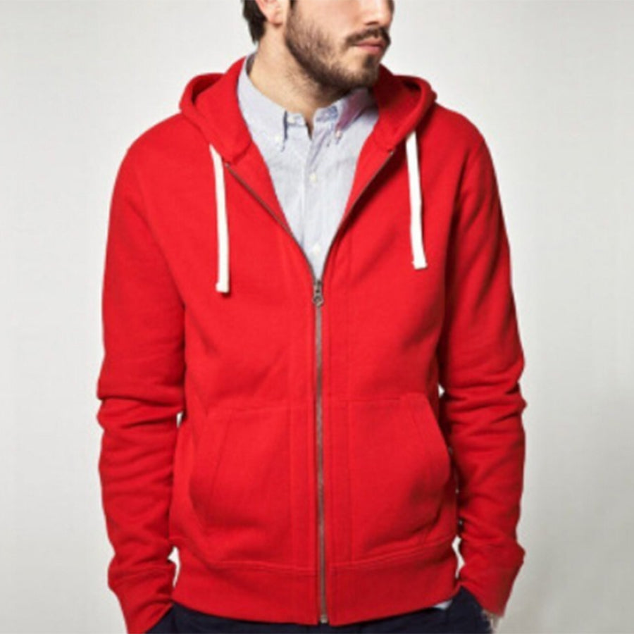 Men&#039;s Hoodies Men Sweatshirt With A Hood Cardigan Outerwear Fashion Hoodie High Quality Style