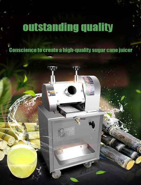 2020 stainless steel Commercial sugarcane juice machine Sugar cane Multi-purpose juice extractor YF-L80 electric cane squeezer cane Juicer 2