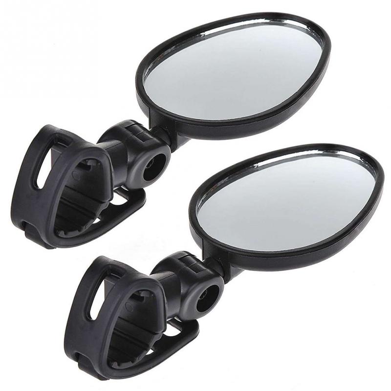 2Pcs Bicycle Mirror Handlebar Rearview Mirror Wide Angle 360 degree Rotate For Mountain Bike Bicycle Cycling Accessories Autocovers