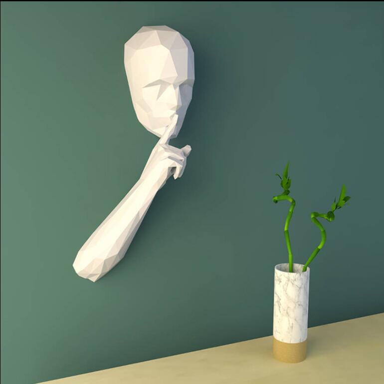 Taboo Silent reminder wall hanging Novelty Items decorations in the library office of no language Restaurant