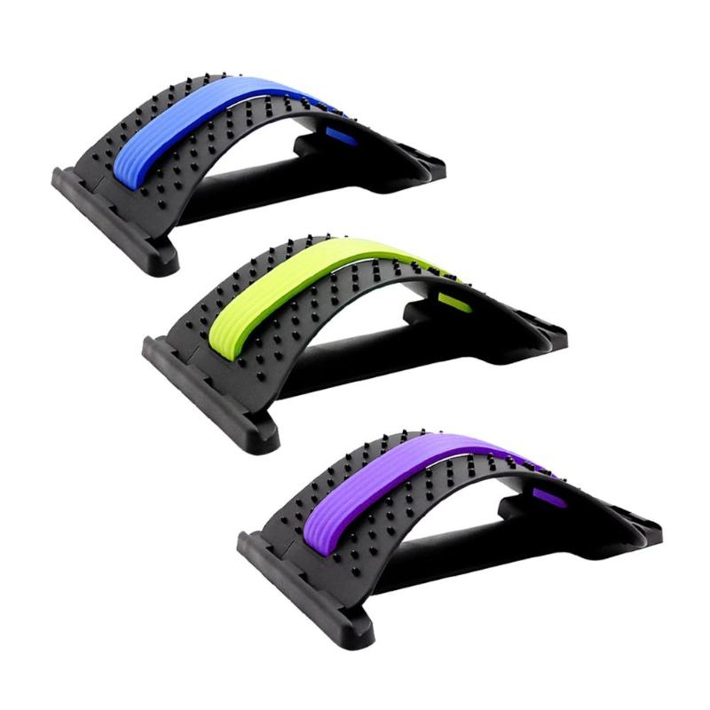 Back Stretch Equipment Massager Magic Stretcher Fitness Lumbar Support Relaxation Spine Pain Relief Corrector Health Care