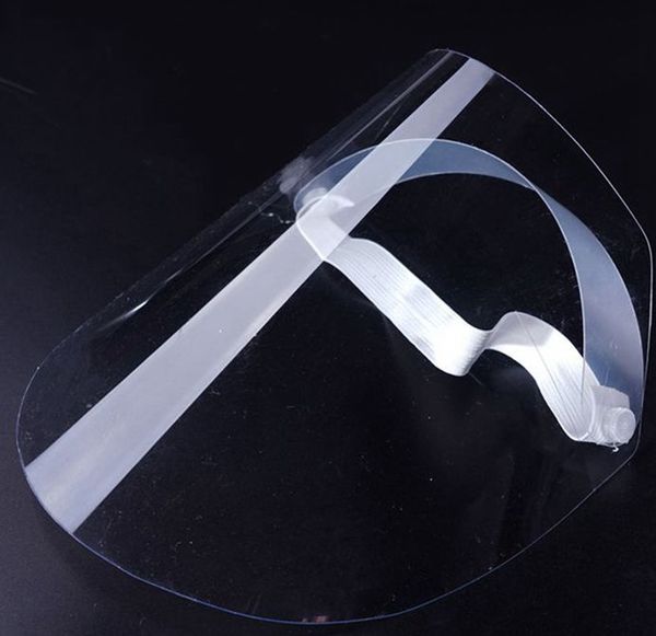 Multipurpose Protective Mask Adult Dustproof Cover Face Shield Transparent Full Face Masks Elastic Band Shield Protect Eyes Face LJJK2155