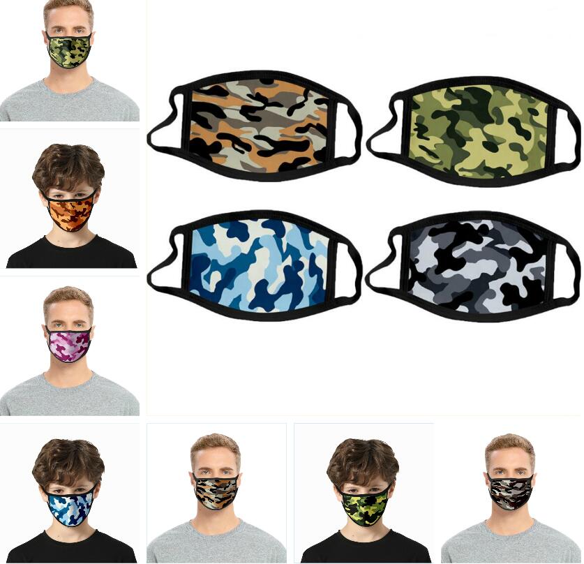 Washable Reusable Anti-dust Mouth Face Masks Camouflage Style Mask Anti Cold Mask Humanized Designer Luxury Face Masks