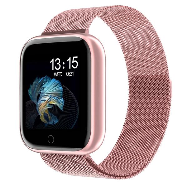 2020 New Women Waterproof Smart Watch T80 Bluetooth Smartwatch For Apple IPhone Xiaomi Heart Rate Monitor Fitness Tracker
