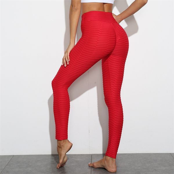 High Waist Honeycomb Activewear Women Sport Trousers 50% Female Solid Color Workout Clothing Beehive Fitness Pants Bubble Butts Leggings