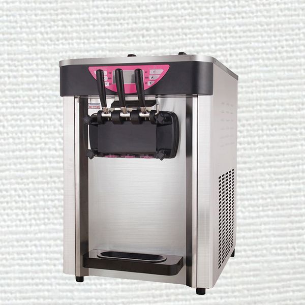 Factory direct sales ice cream machine 21-26L - H 2000W thailand soft ice cream machine with brand compressor