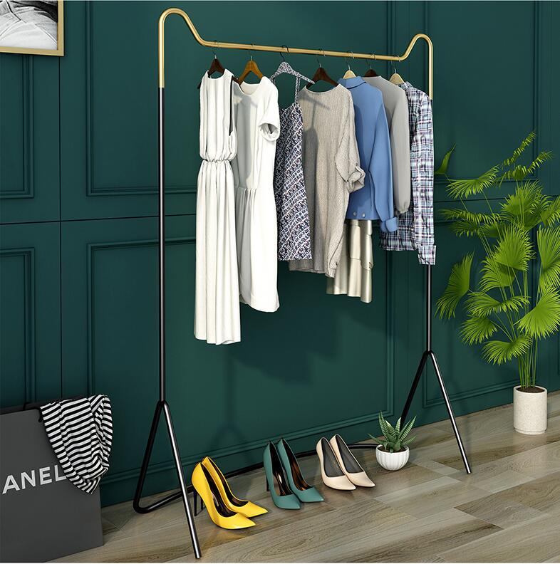 Clothes racks Bedroom Furniture floor cloth shelf home simple drying rack suitable for clothing shelfs