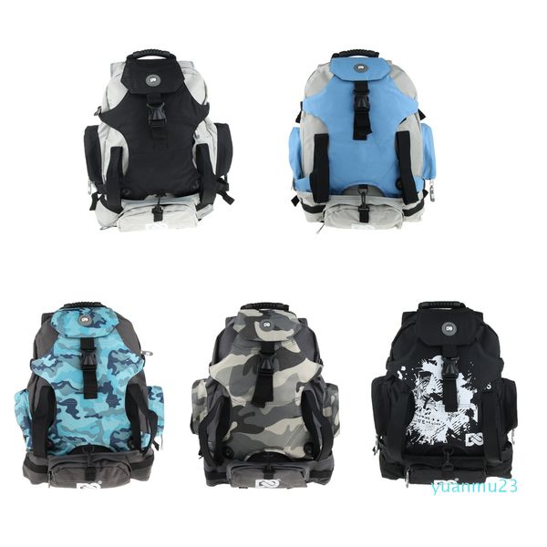Wholesale-Roller Inline Skates Backpack Skate Skating Shoes Carrying Bag Multi Pockets Roller Skates Carrier Container