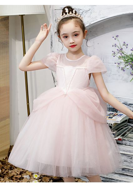 White Brown Christening Dress for Baby Boys - Canvas Asymmetrical Ankle-Length Bow Decor Customizable 0-3 Months