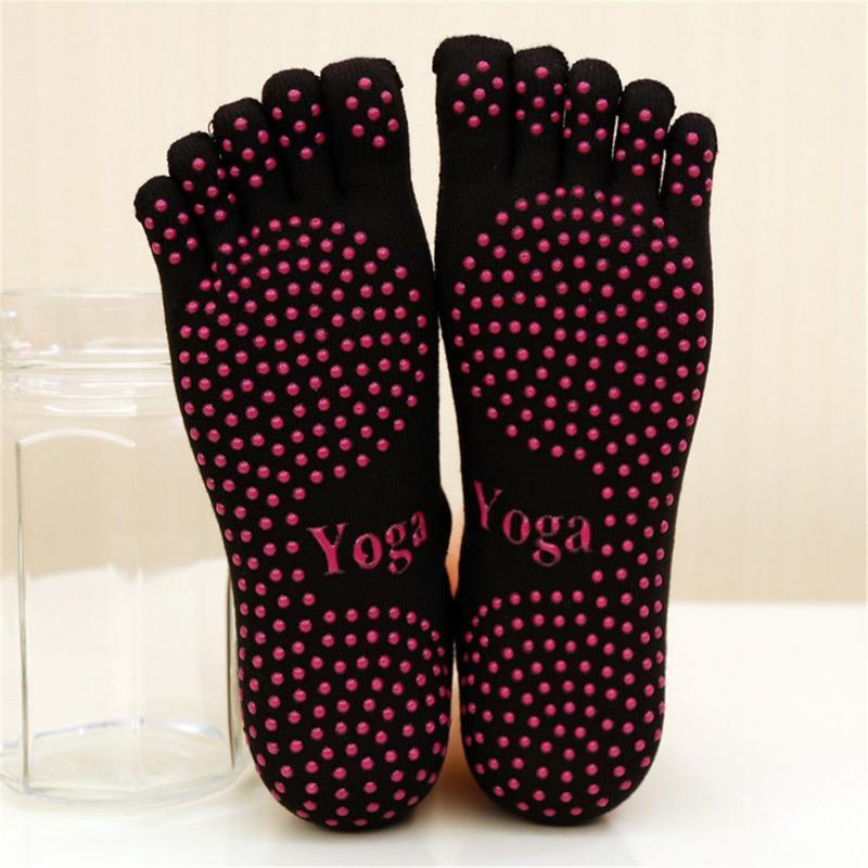 New Ladies Yoga Socks Five Finger Dance Ballet Gym Fitness Sports Cotton Breathable Socks Fun Socks
