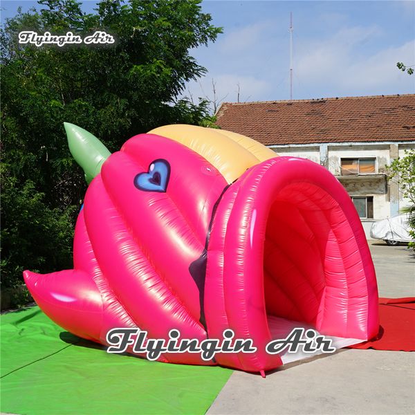 wholesale Advertising Tent Inflatable Fish Booth Colorful Air Blow Up Cartoon Animal Mascot Model For Outdoor Events